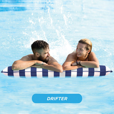 Aqua Leisure Catalina Hammock Inflatable 2 Person Pool Float, Blue