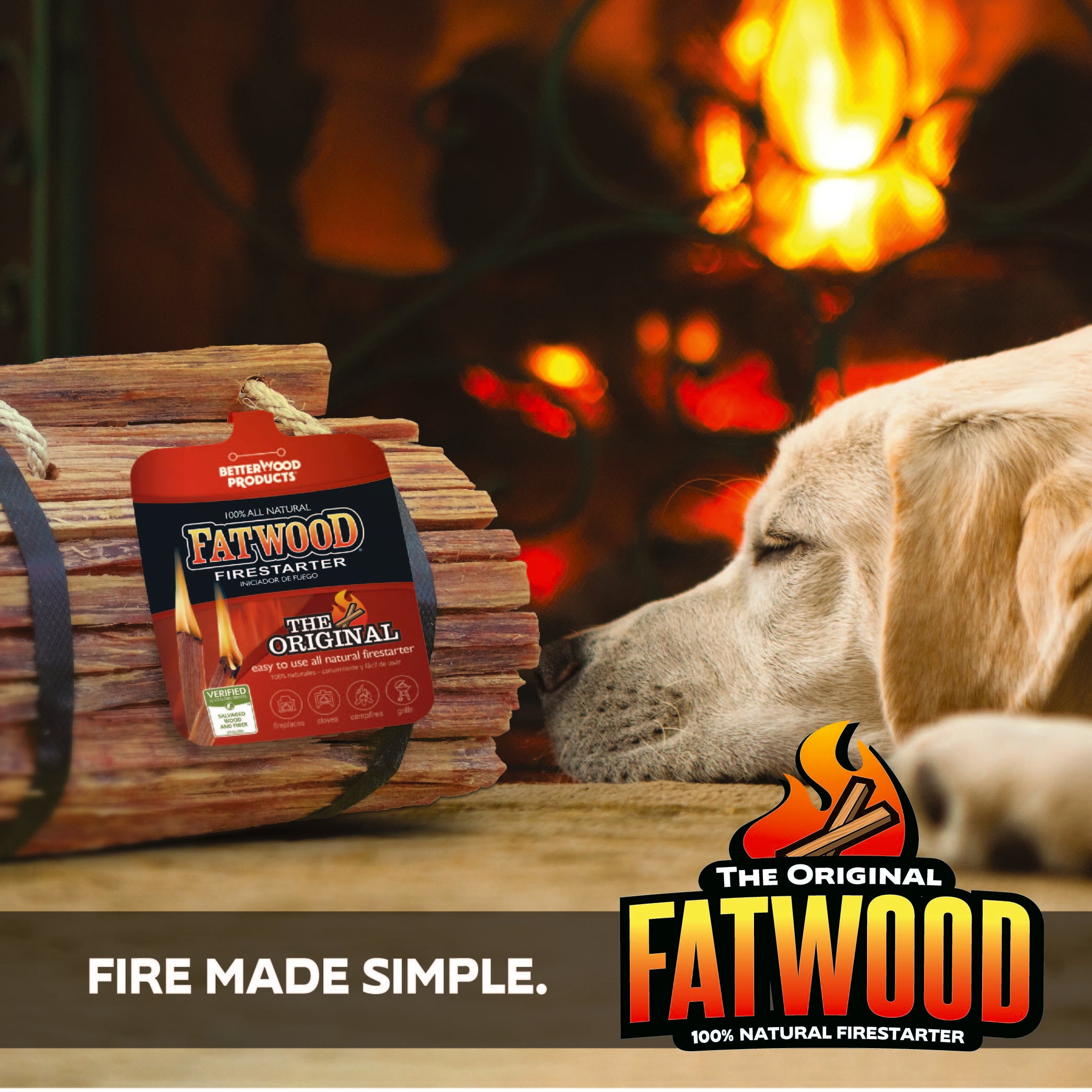 Betterwood Products 9910 Fatwood 10-Pound Firestarter (Open Box)