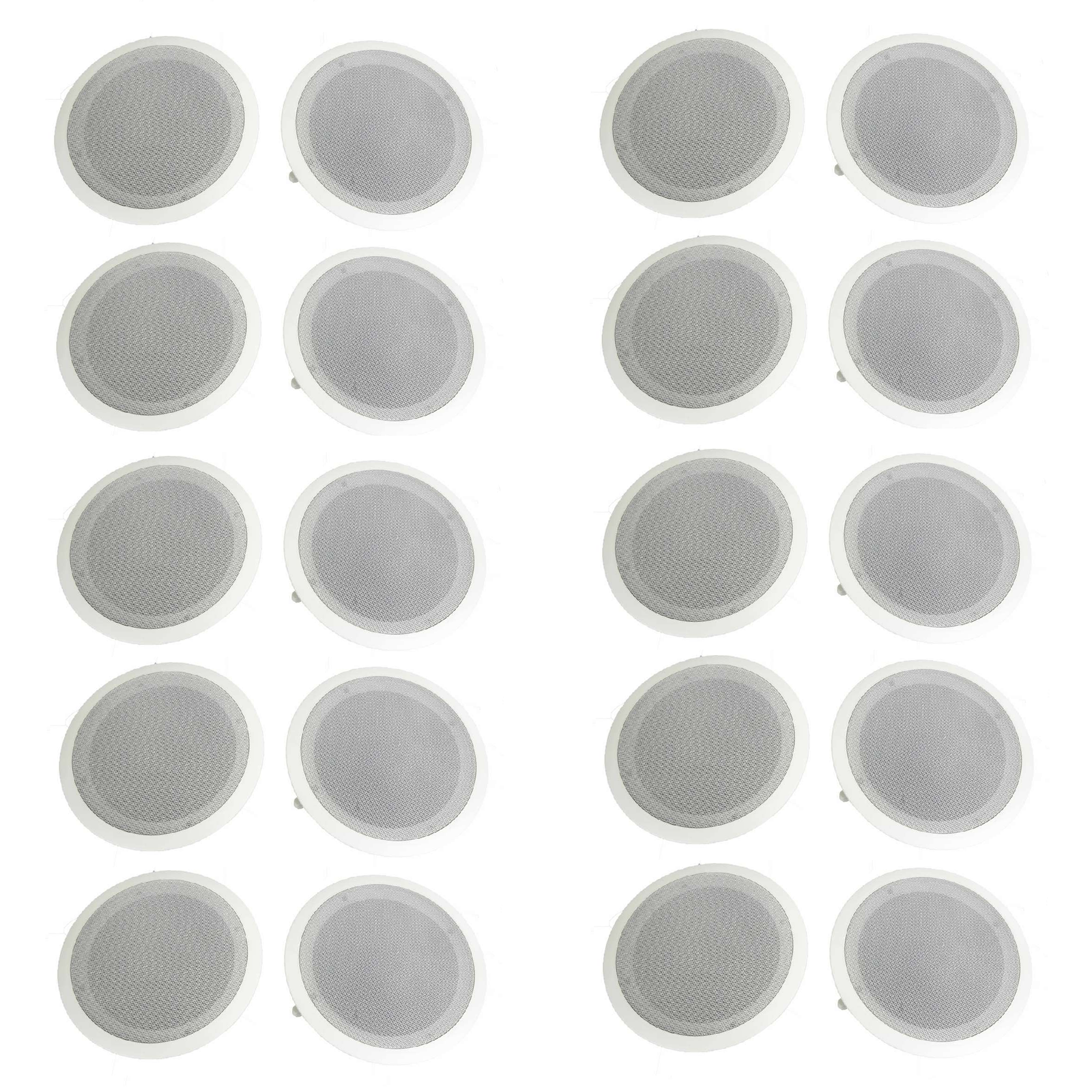Pyle 8 Inch 500W 2 Way In Wall Ceiling Home Speakers System (Pair) (10 Pack) - VMInnovations