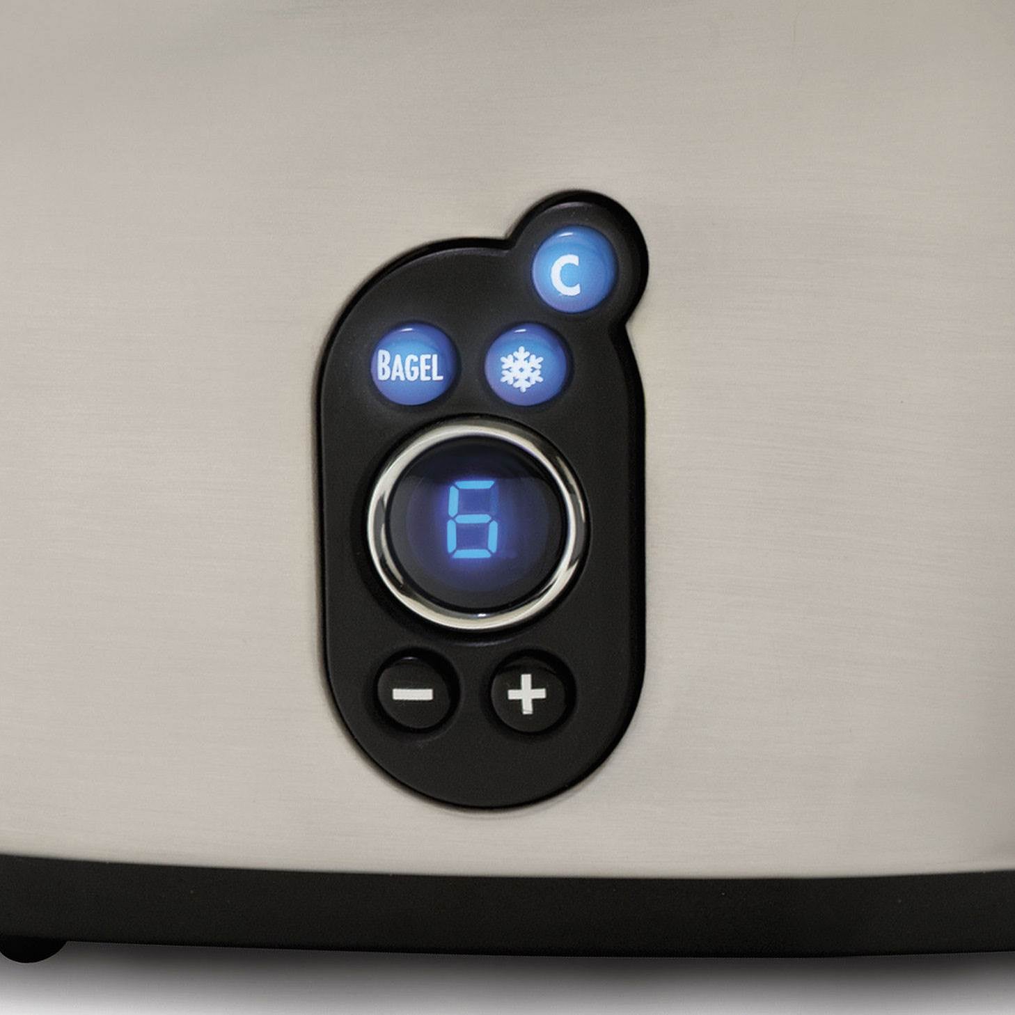 Hamilton Beach 2-Slice Stainless Steel Smudgeproof Digital Toaster (2 Pack)