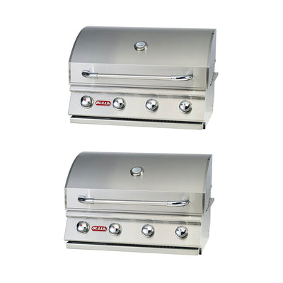 Bull Outdoor Products Liquid Propane Outlaw Drop-In Steel Grill Head (2 Pack) - VMInnovations
