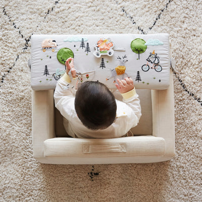 Asweets Wonder & Wise Square Baby Chair w/ Removeable Tray & Handle (Damaged)