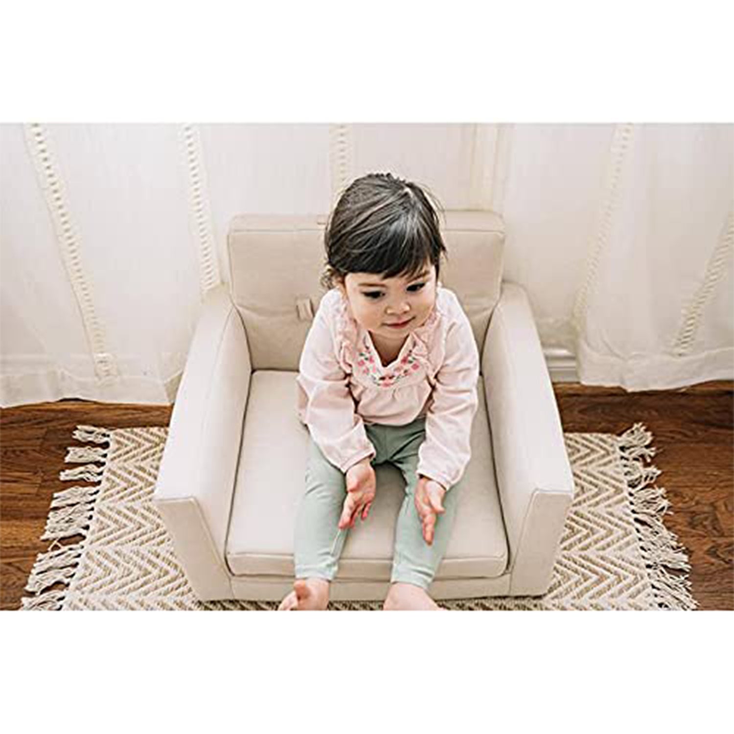 Asweets Wonder & Wise Square Baby Chair w/ Removeable Tray & Handle (Damaged)