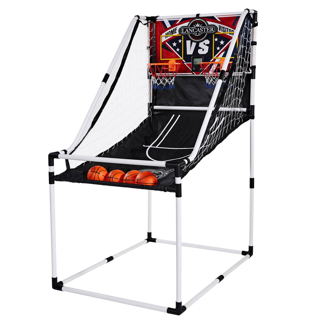 Lancaster 2 Player Junior Arcade Basketball Dual Hoop Game (Open Box) (2 Pack)