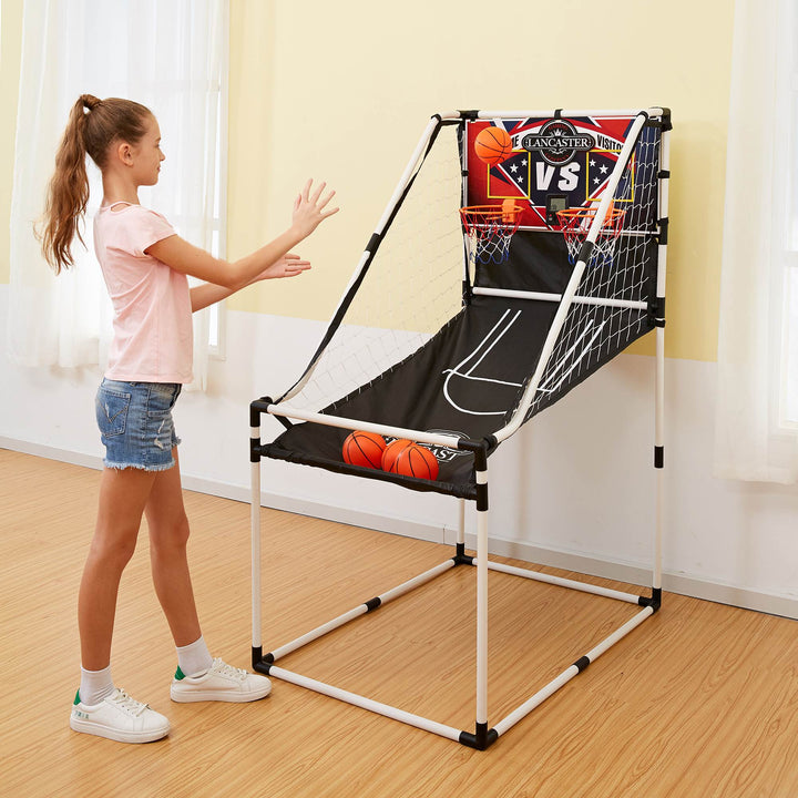 Lancaster 2 Player Junior Arcade Basketball Dual Hoop Shooting Game (For Parts)