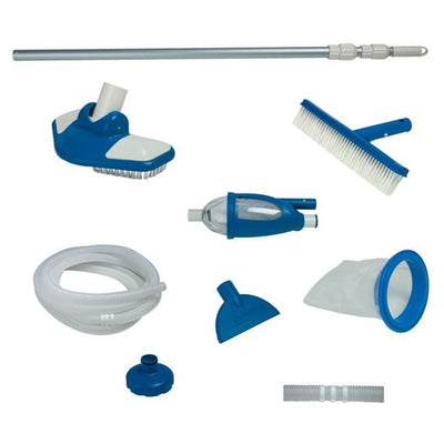 Intex Deluxe Pool Maintenance Kit w/ Vacuum & Pole for Minimum 800 GPH (2 Pack)