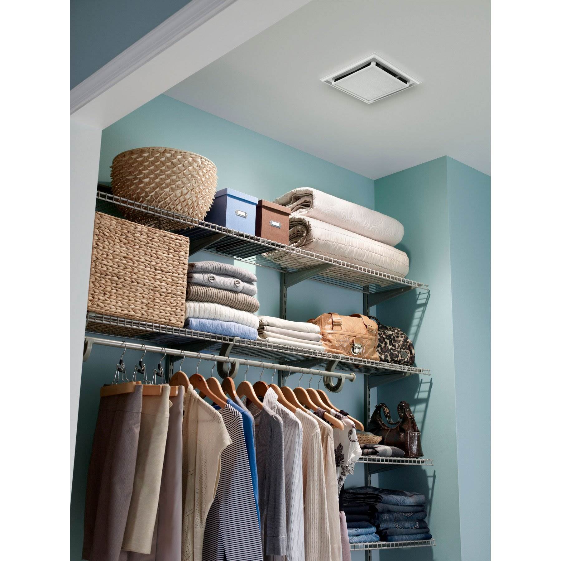 Broan Bathroom Ventilation Fan w/ Charcoal Filter & White Grille (Open Box) - VMInnovations