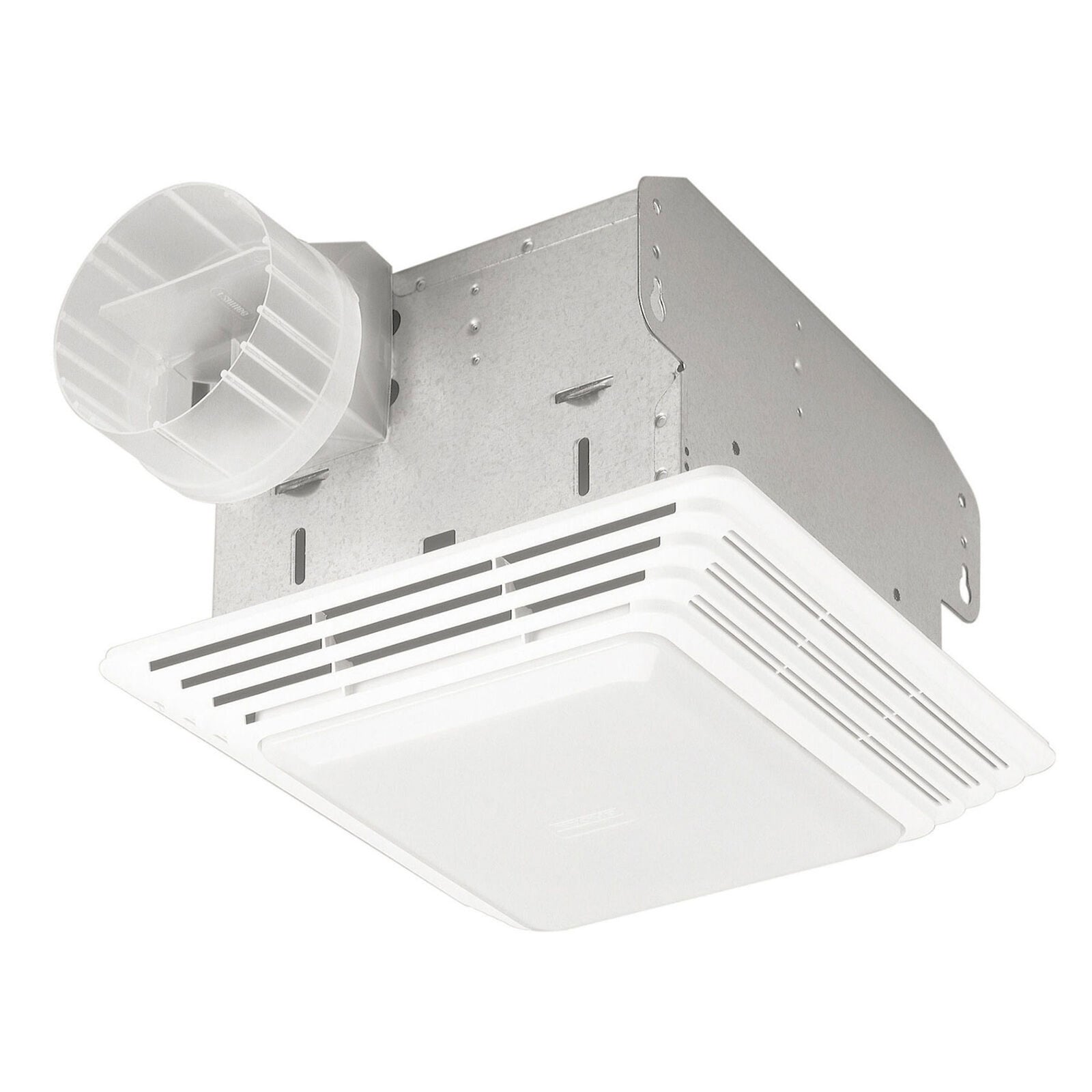 Broan 80CFM 2.5 Sones Heavy Duty Ventilation Fan/Light, Bulb Not Included (Used) - VMInnovations