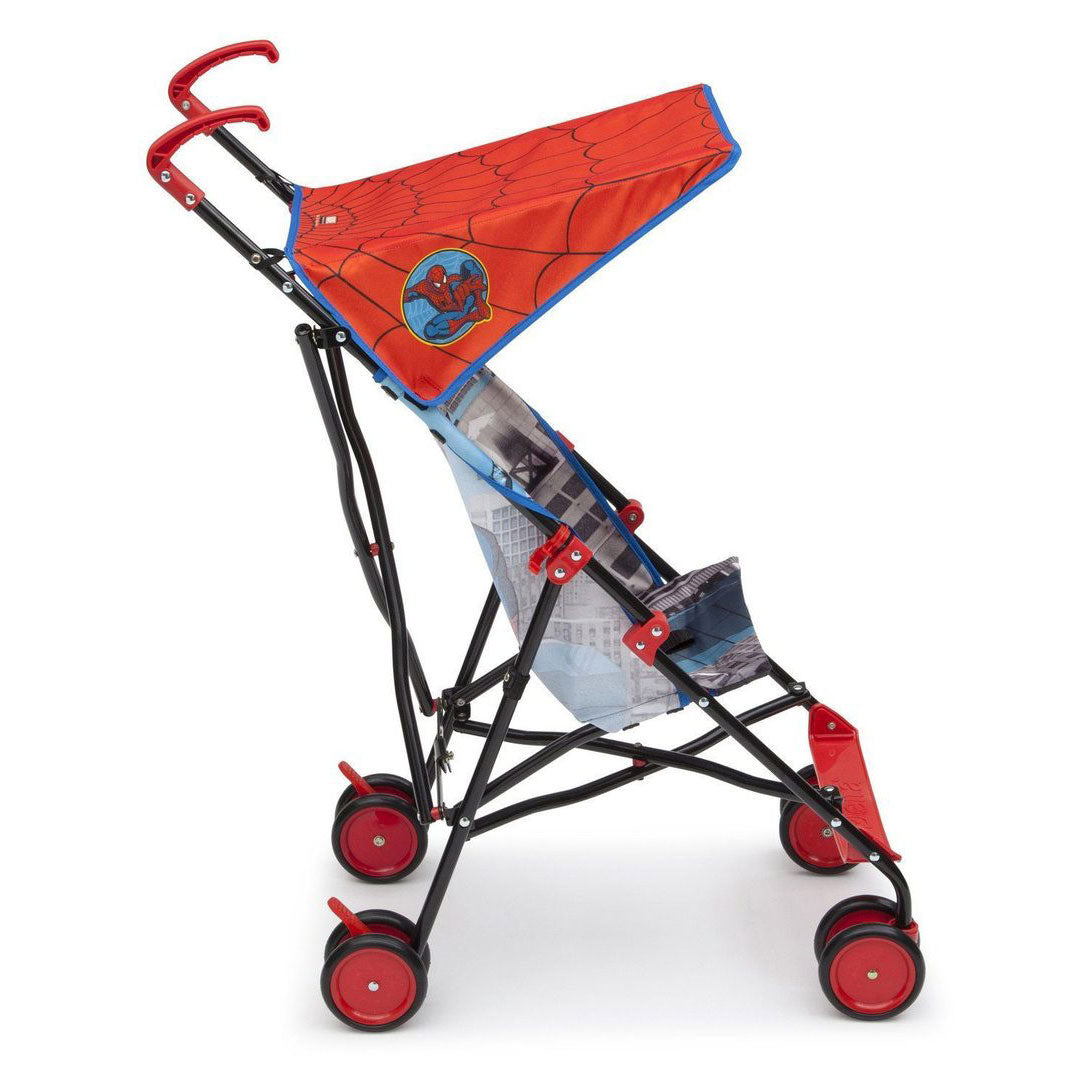 Delta Children Spiderman 1 Child Umbrella Small Travel Stroller, Red (Open Box)