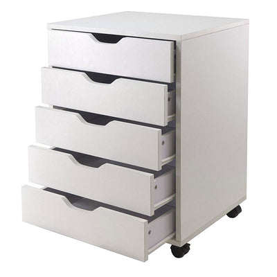 Winsome Halifax Storage and Organization Cabinet, White (Open Box)