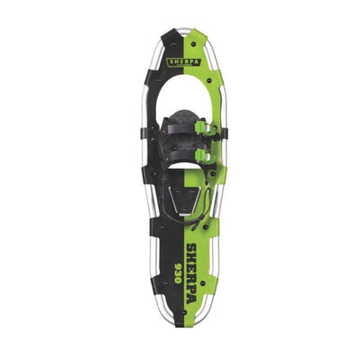 Yukon Charlie's Sherpa 9" x 30" Hiking Snowshoe Kit w/ Poles & Bag, Green (Used)