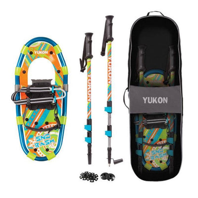 Yukon Charlie's Sno Bash Youth Hiking Aluminum Snowshoe Kit (Open Box)