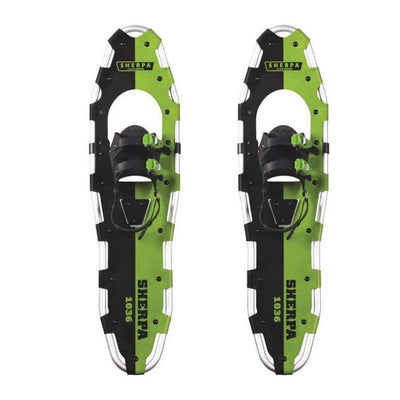 Yukon Charlie's Sherpa 10"x36" Snowshoes, Green (For Parts)