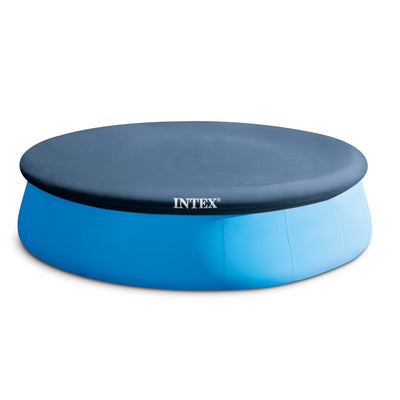 Intex 13' x 12" Easy Set Above Ground Rope Tie PVC Vinyl Pool Cover (2 Pack) - VMInnovations