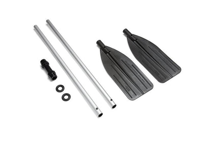 Intex Pair of Dual Purpose 48-96" Kayak Paddles & Inflatable Boat Oar (6 Pack)