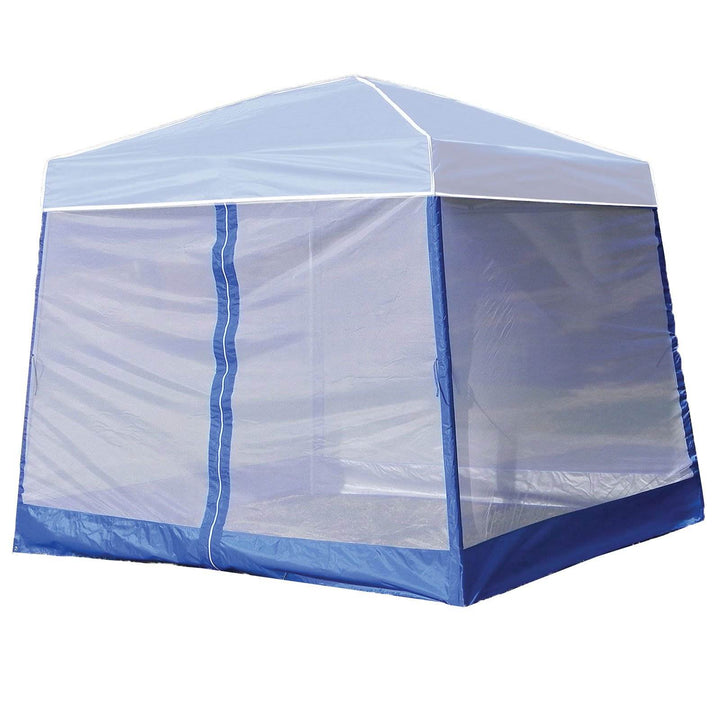 Z-Shade 10 Ft Angled Leg Screenroom Patio Shelter (Canopy Not Included) (2 Pack) - VMInnovations