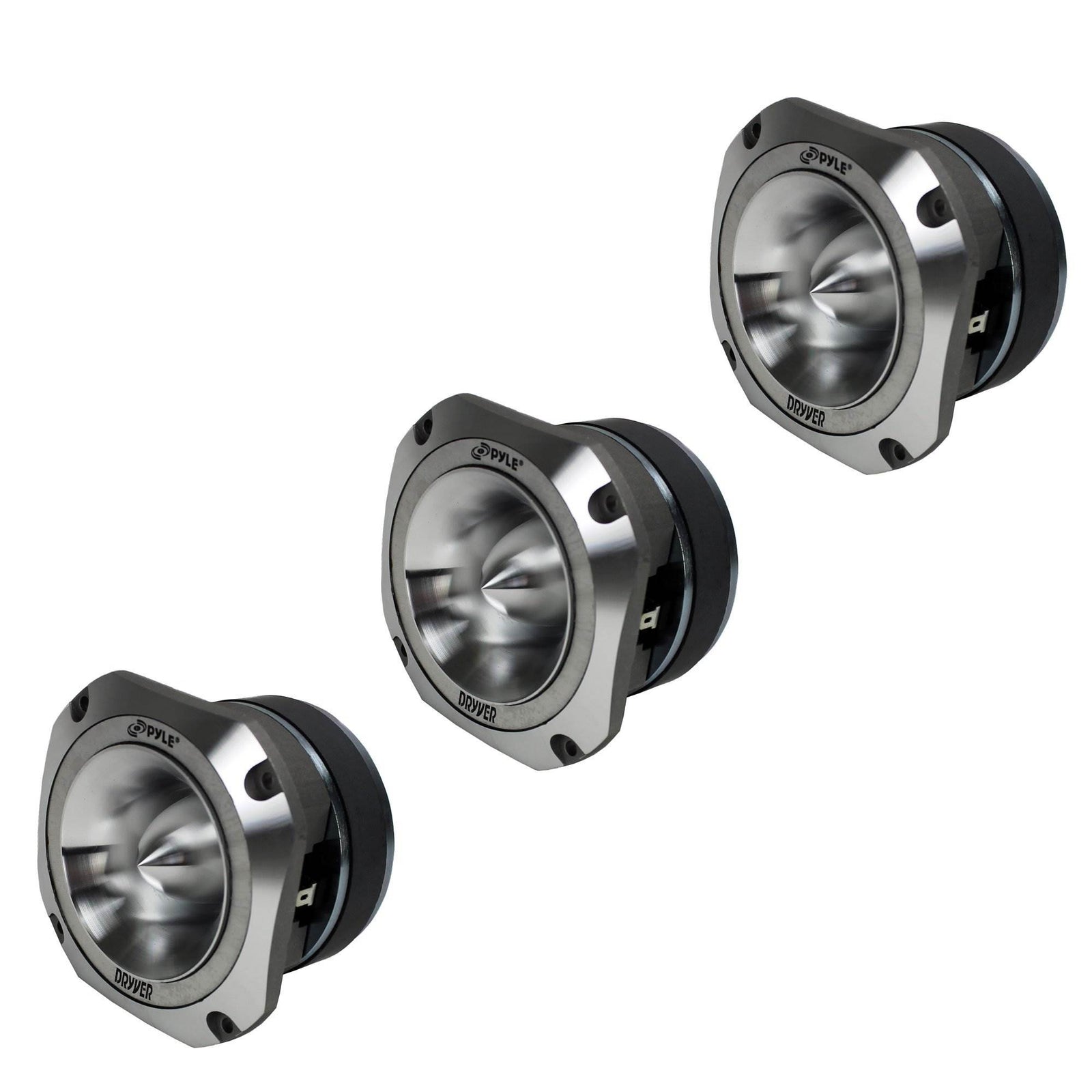 PYLE PDBT3 1.5 Inch 500 Watt 4-Ohm Titanium Super Car Audio Tweeter (3 Pack) - VMInnovations