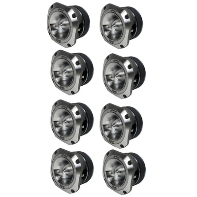 PYLE PDBT3 1.5 Inch 500 Watt 4-Ohm Titanium Super Car Audio Tweeter (8 Pack) - VMInnovations