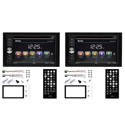 Boss Audio 320W Double DIN In-Dash Car Reciever w/ 6.2 Inch Touchscreen (2 Pack)