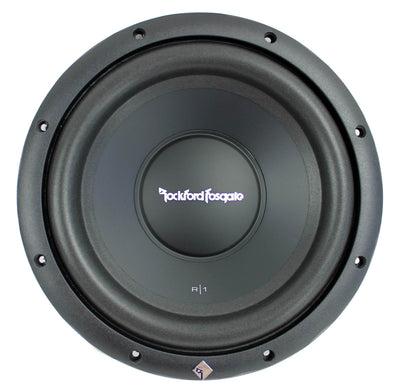 Rockford Fosgate R1S4-10 10" Prime 300W 4-Ohm SVC 2 Subwoofers + 2 Sealed Box