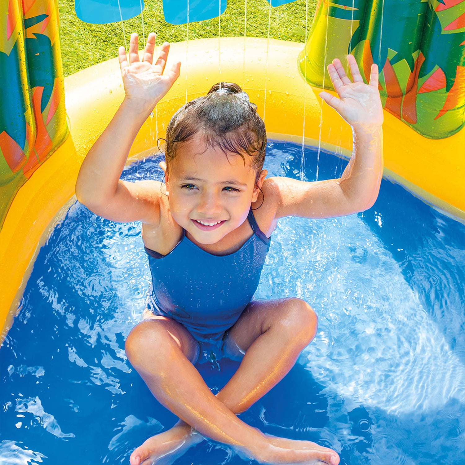 Intex 8ft x 6.25 x 43in Dinosaur Play Center Inflatable Swimming Pool (2 Pack)