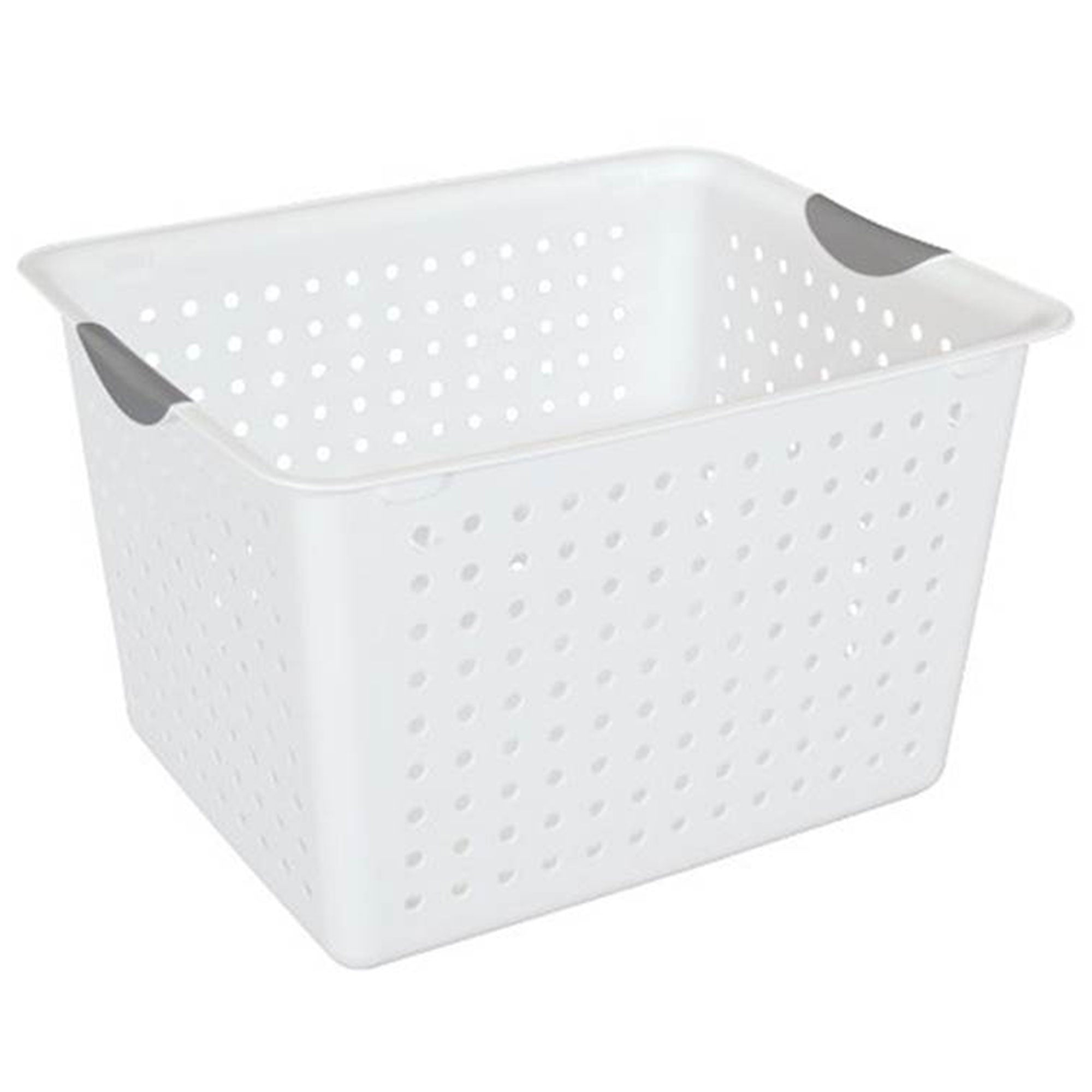 Sterilite Ultra Storage Bin Basket in Size Deep (12 Pack) and Large (6 Pack)
