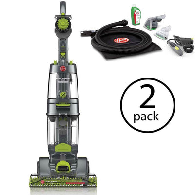 Hoover Dual Power Pro Deep Carpet Cleaner w/Accessory Pack Dual Tanks, (2 Pack)