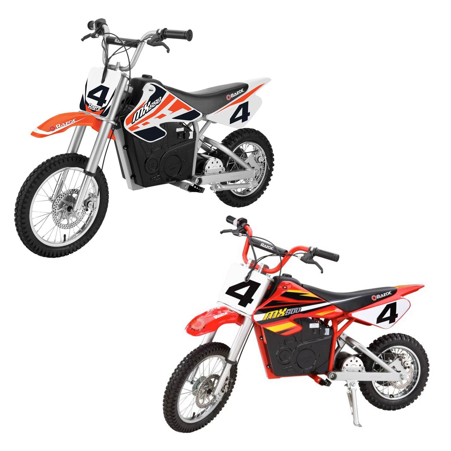 Razor Electric Ride On Dirt Rocket Kids Motorcross Motorcycle Bikes, (2 Pack) - VMInnovations
