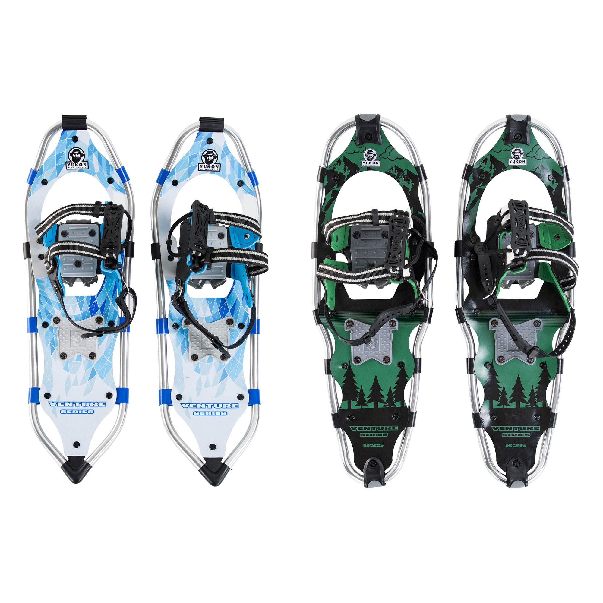 Yukon Charlie's Advanced 8 x 21 Inch Women's + 8 x 25 Inch Men's Snowshoe Kits - VMInnovations