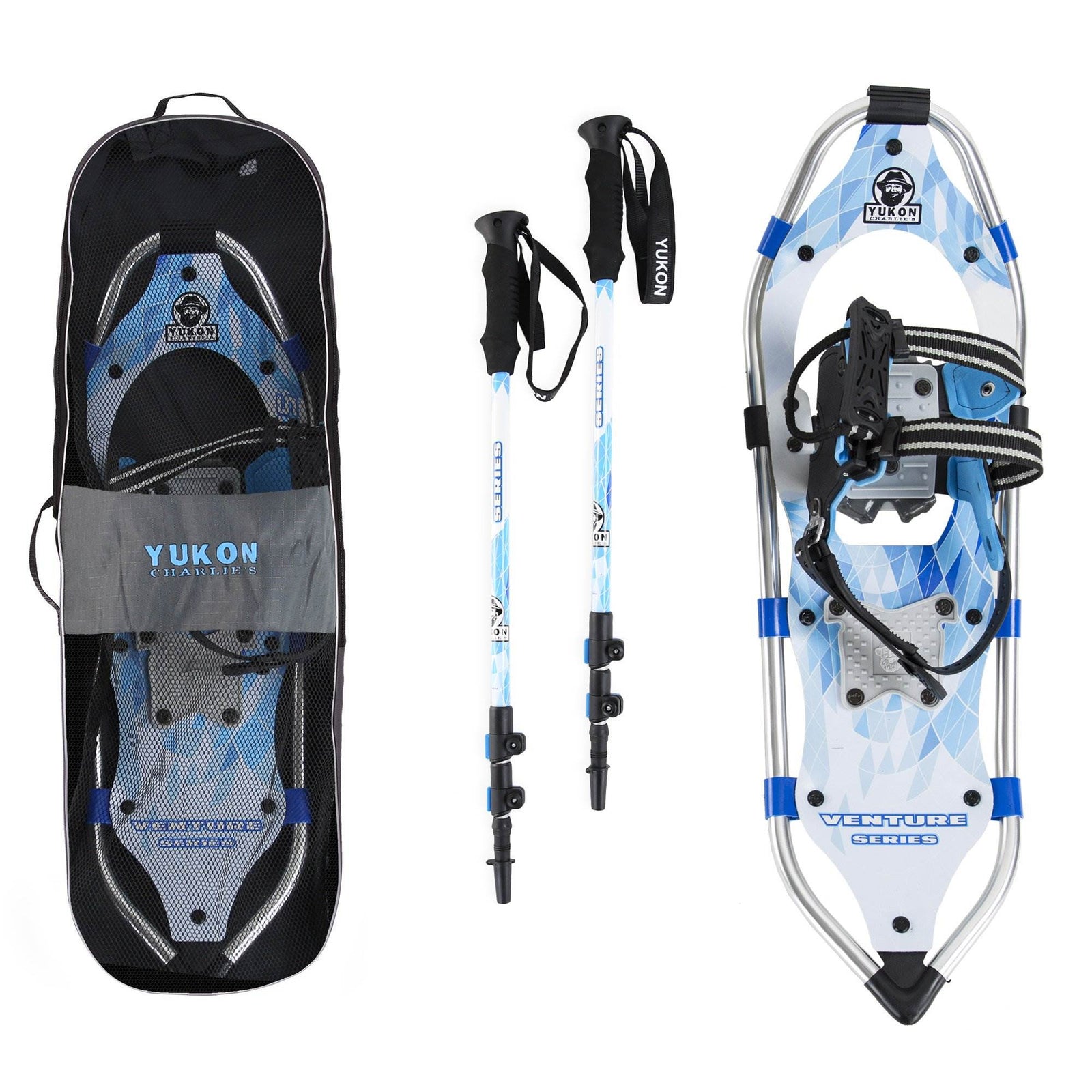 Yukon Charlie's Advanced 8 x 21 Inch Women's + 8 x 25 Inch Men's Snowshoe Kits - VMInnovations