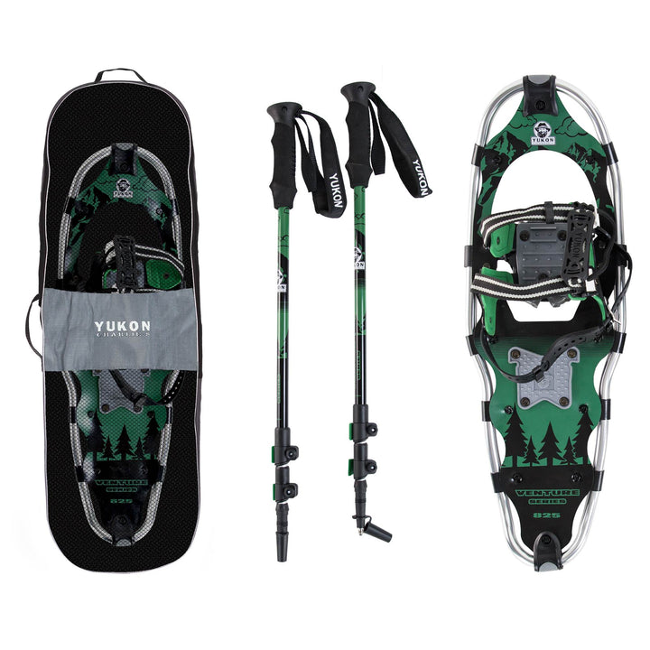 Yukon Charlie's Advanced 8 x 21 Inch Women's + 8 x 25 Inch Men's Snowshoe Kits