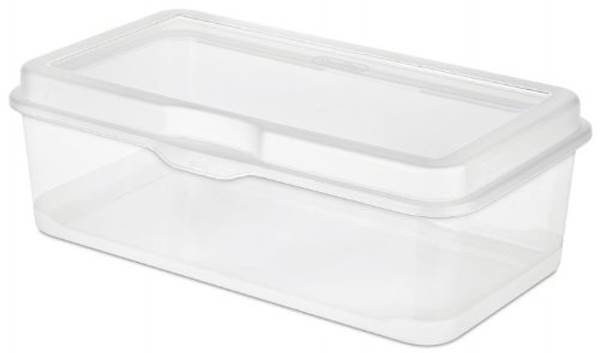 Sterilite Large Latching Storage Box, 6 Pack, and Small Latching Storage Box, 12 Pack - VMInnovations