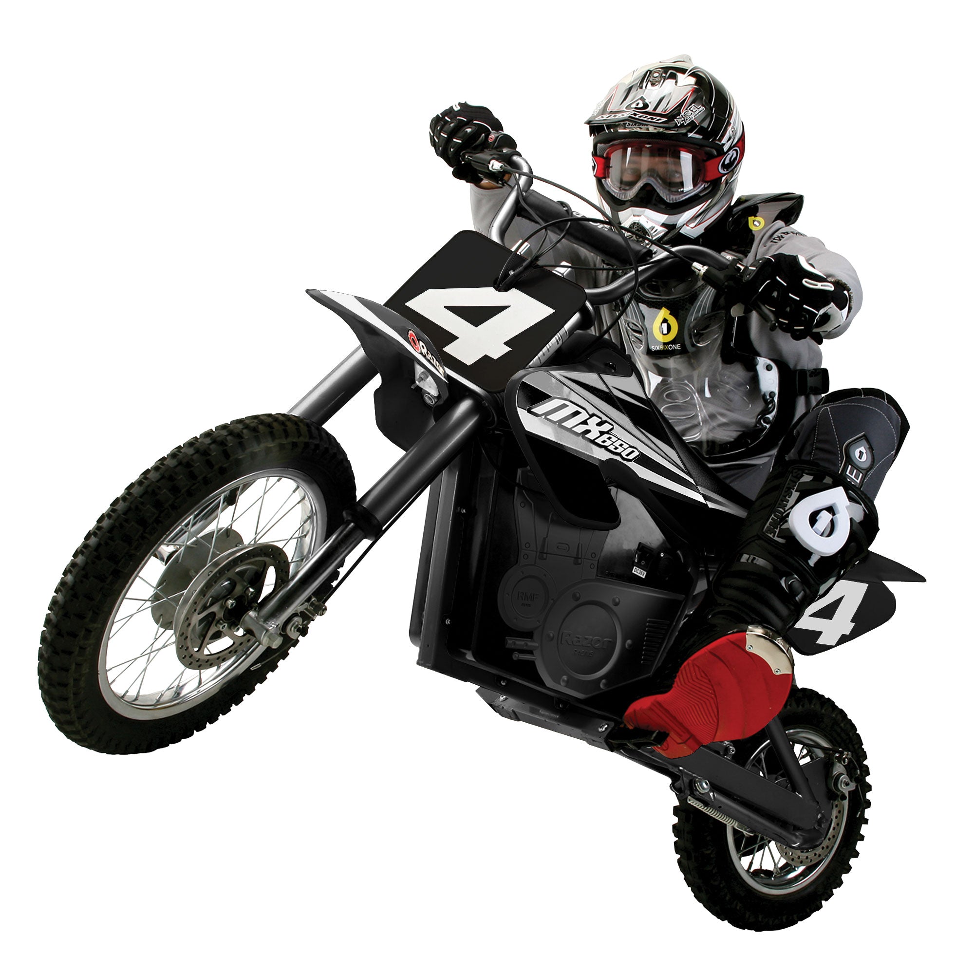 Razor MX650 Dirt Rocket Ride On Electric Motocross Dirt Bike, 1 Orange & 1 Black - VMInnovations