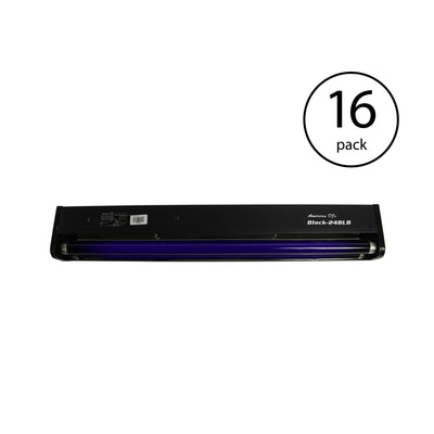 American DJ 24 Inch 20W Black Light Tube And Fixture For DJ Set/Party (16 Pack)