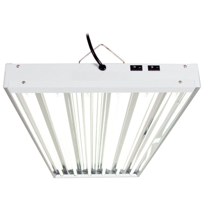 Hydrofarm FLT46 Agrobrite 6-Tube Hydroponic 4Ft Grow Light Fixture 324W (6 Pack)