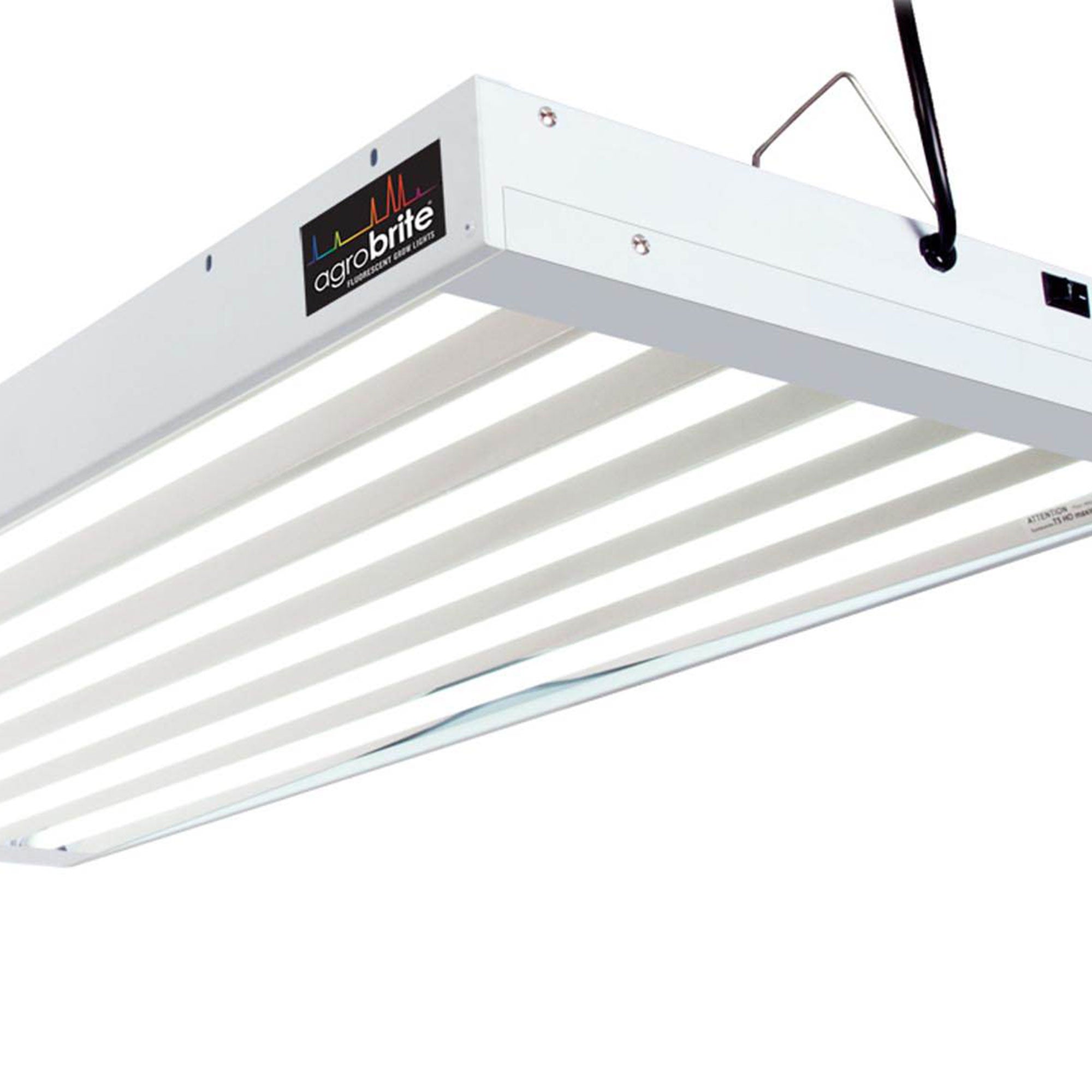 Hydrofarm FLT46 Agrobrite 6-Tube Hydroponic 4Ft Grow Light Fixture 324W (6 Pack)