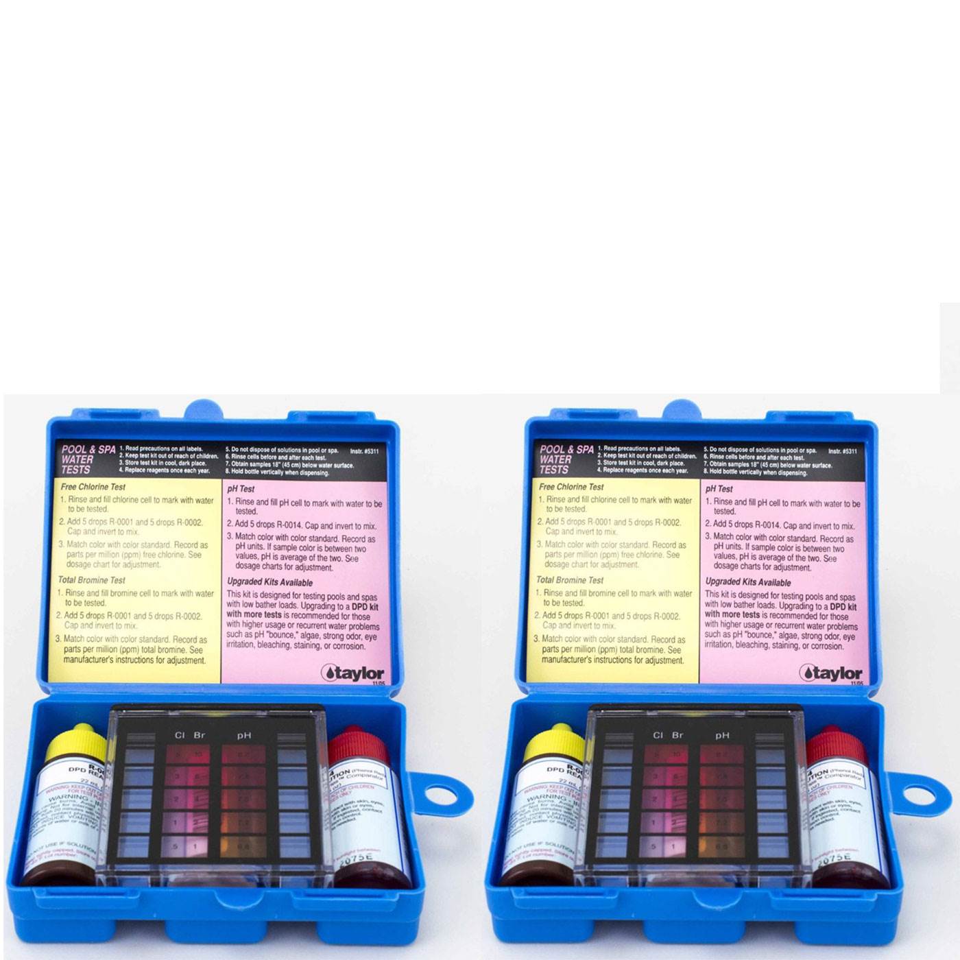 Taylor K-1000 Basic Residential OT DPD Swimming Pool & Spa Test Kit (2 Pack) - VMInnovations