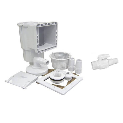 Hayward Swimming Pool Dyna Skimmer Kit + 50 PSI 2-Way Ball Valve Replacement