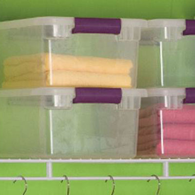 Sterilite 27 Qt Storage Container, 6 Pack, & 15 Qt Storage Container, 12 Pack - VMInnovations