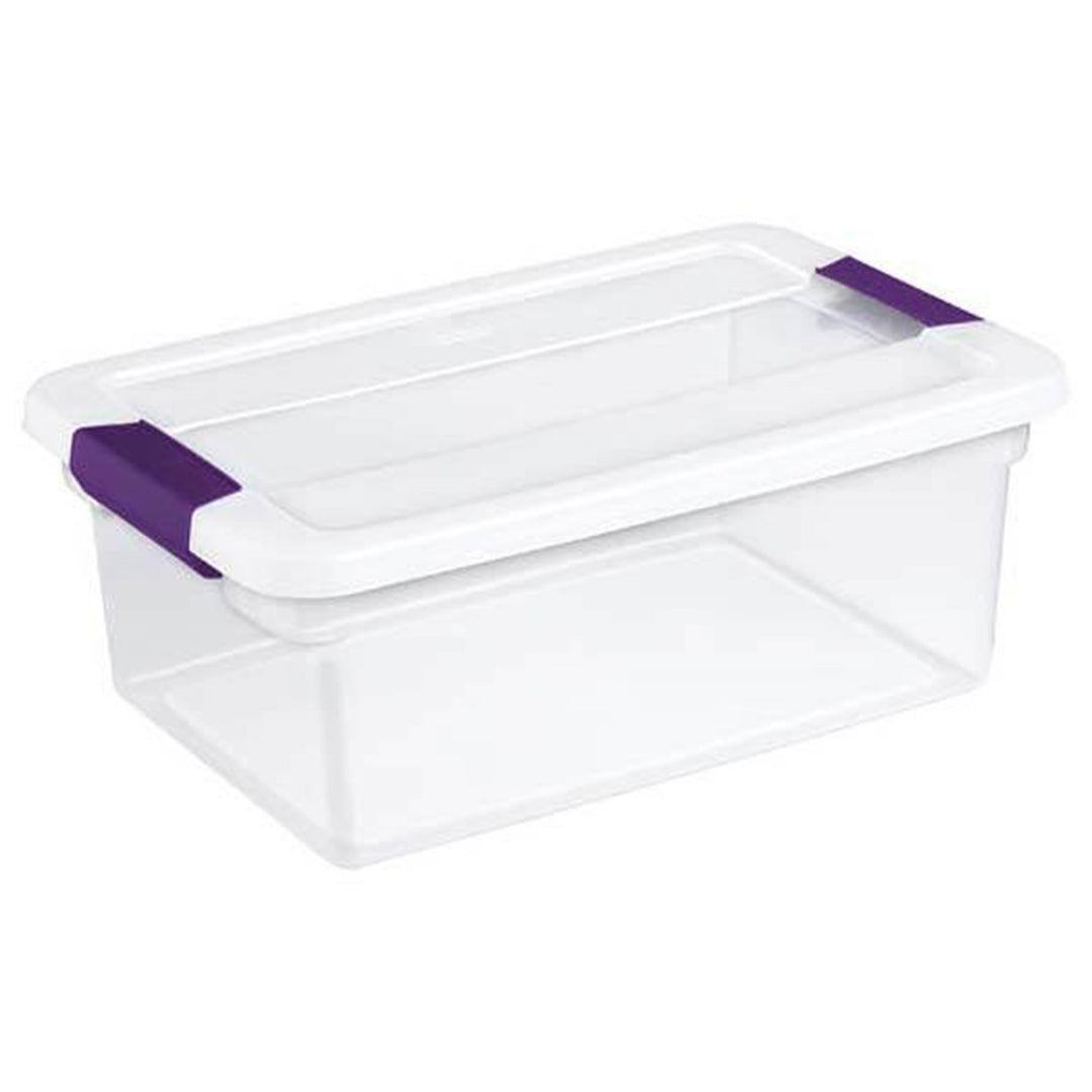 Sterilite 27 Qt Storage Container, 6 Pack, & 15 Qt Storage Container, 12 Pack