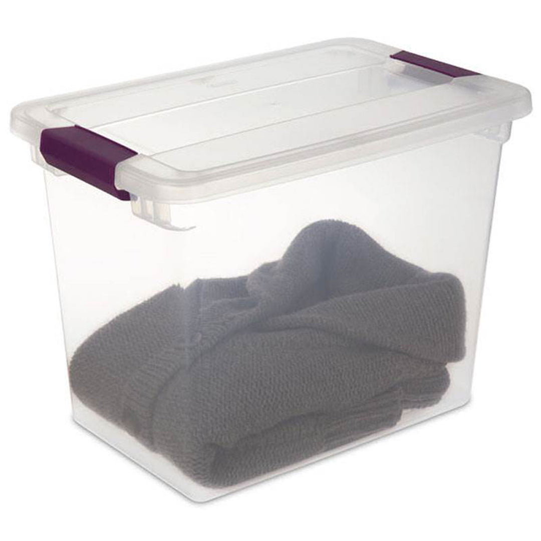 Sterilite 27 Qt Storage Container, 6 Pack, & 15 Qt Storage Container, 12 Pack