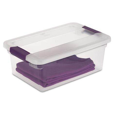 Sterilite 27 Qt Storage Container, 6 Pack, & 15 Qt Storage Container, 12 Pack - VMInnovations