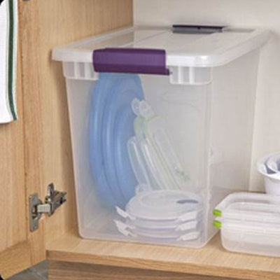 Sterilite 27 Qt Storage Container, 6 Pack, & 15 Qt Storage Container, 12 Pack - VMInnovations