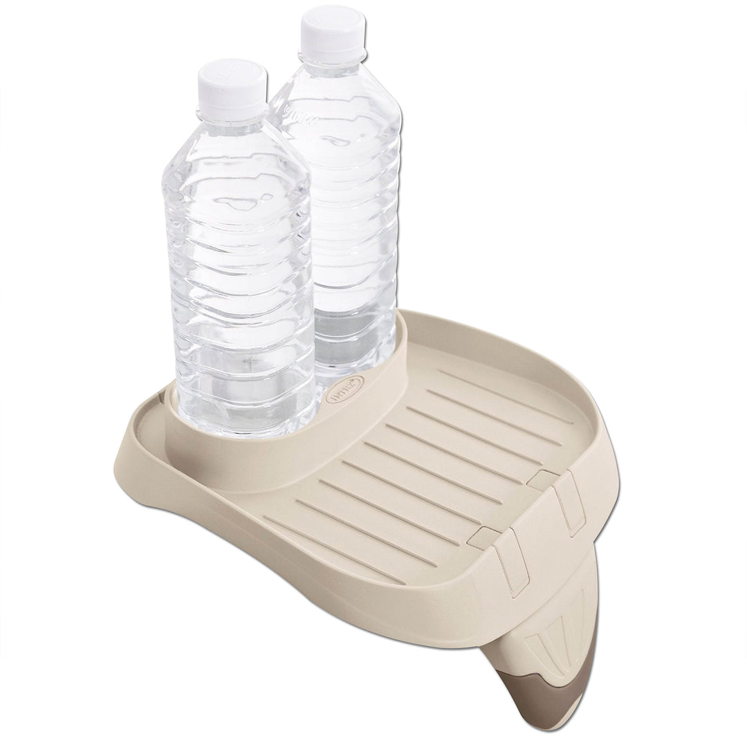 Intex Seat for Inflatable PureSpa Hot Tub + PureSpa Cup Holder & Tray Accessory