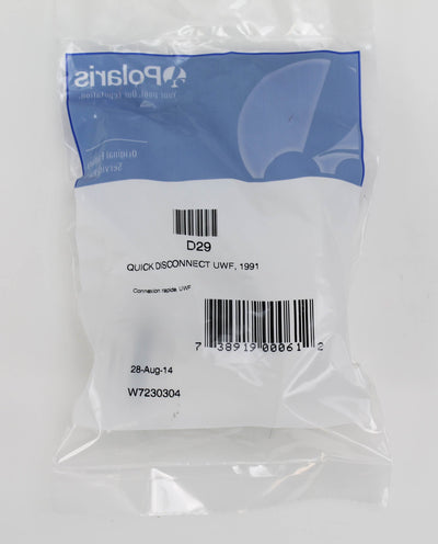 Polaris Pressure Relief Valve Part 91009002 + Wall Fitting Quick Disconnect D29