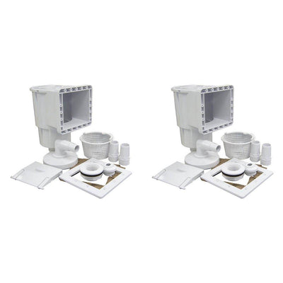 HAYWARD SP1091LX Above Ground Pool Dyna Skimmer & Return Accessory Kit (2 Pack)