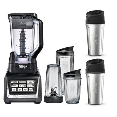Nutri Ninja Ninja Blender Duo with 24 Ounce Stainless Steel Cup (2 Pack)