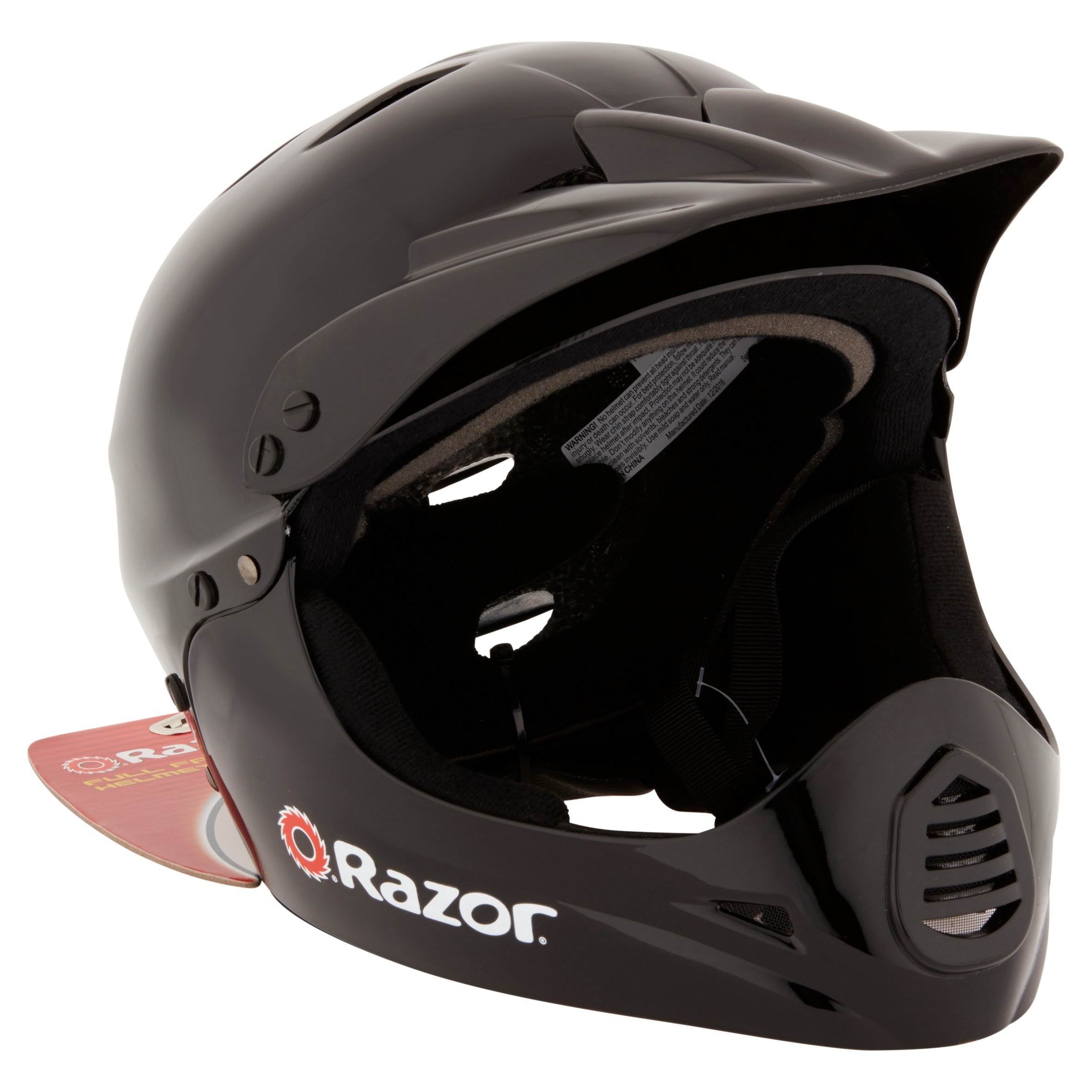 Razor MX350 Dirt Rocket Electric Toy Motocross Ride On Dirt Bike w/ Helmet, Red