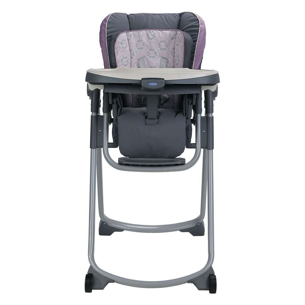 Graco Slim Spaces Compact Adjustable Baby Toddler Feeding Highchair Seat, Janey
