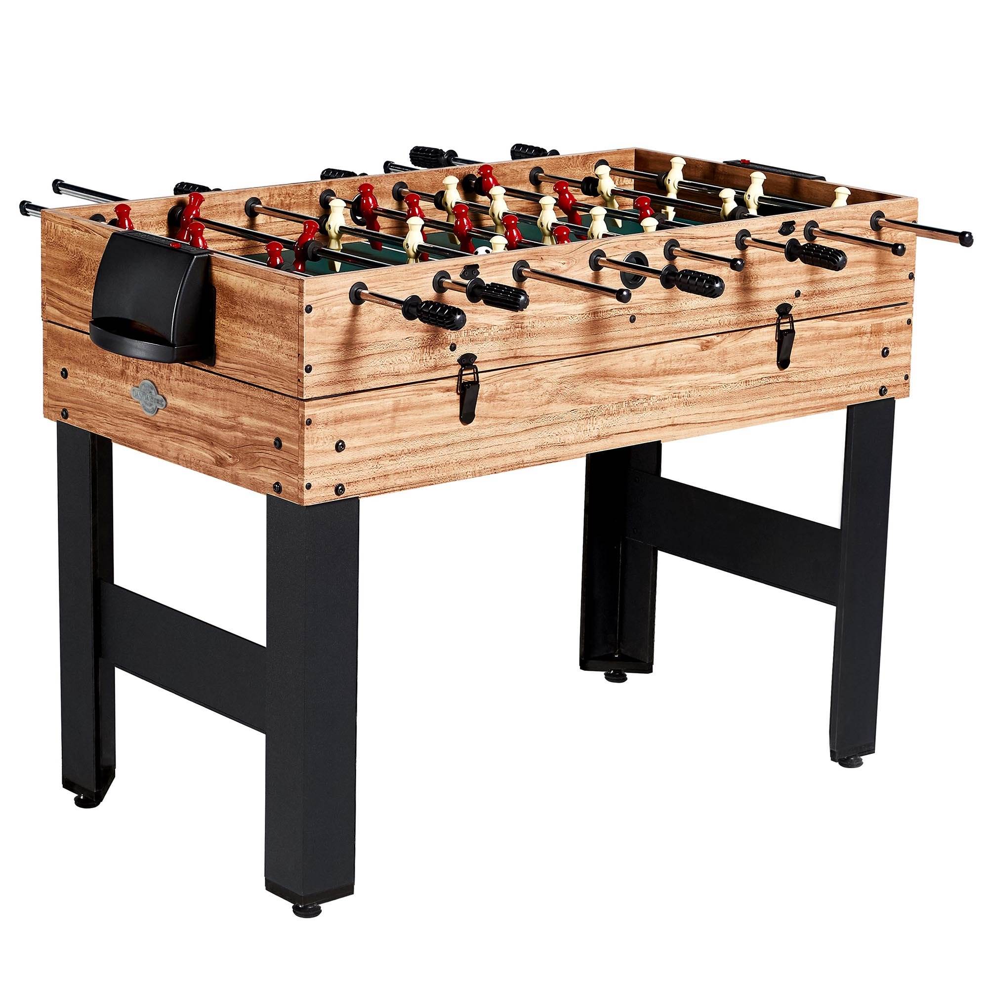 Lancaster 3 in 1 Pool Billiard Slide Hockey Foosball Combo Arcade Table (2 Pack)